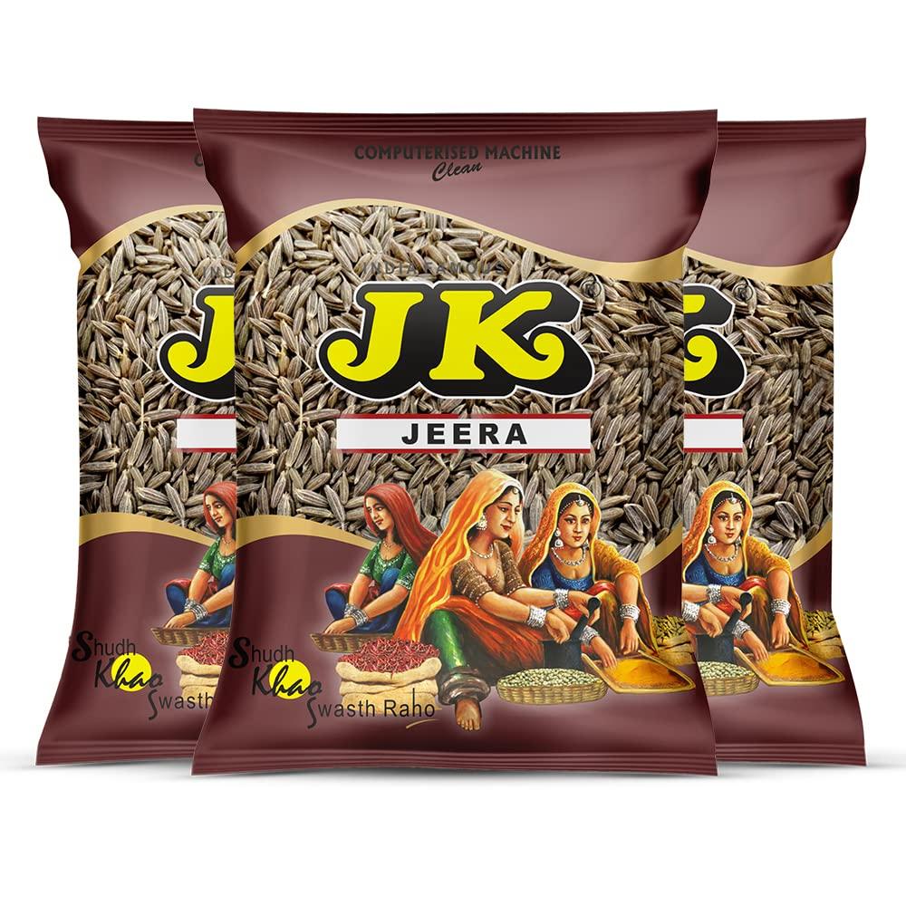 JK JK Jeera (Cumin) Whole, 500g (750G)