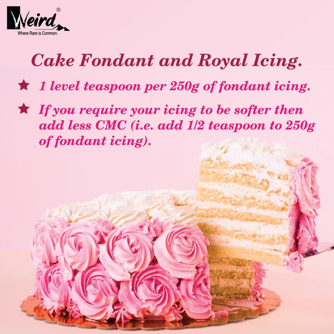 Weird Road CMC Powder for Ice Cream | Carboxymethyl Cellulose Powder for Soft | Smooth | Creamy Ice Cream (Kulfi) (900GM)