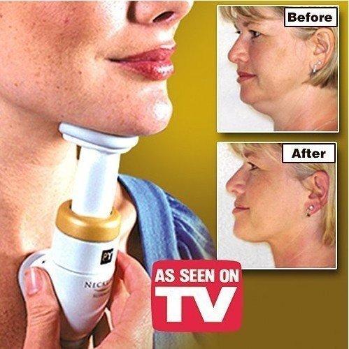 PEARL ACE PEARL ACE Neck Slimmer Double Chin Remover Reducer, Face Lift Neck Massager Neck Genie Elite Neckline Slimmer, Facial Flex Fitness Jawline Exerciser Shaper Equipment Toning System for Men Women