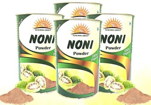 COWWAL\'S GROUP Sunchan Group Noni Powder Morinda Citrofolia Pure Organic Herbal Mix Vegetarian Healthy Immunity Power Pack of (4)