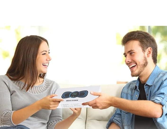 REBONICX REBONICX Full Body Mini Butterfly Tens Massager With 8 Modes, 19 Levels Electric Rechargeable Portable EMS Patch For Shoulder, Neck, Arms, Legs, Neck, Men/Women