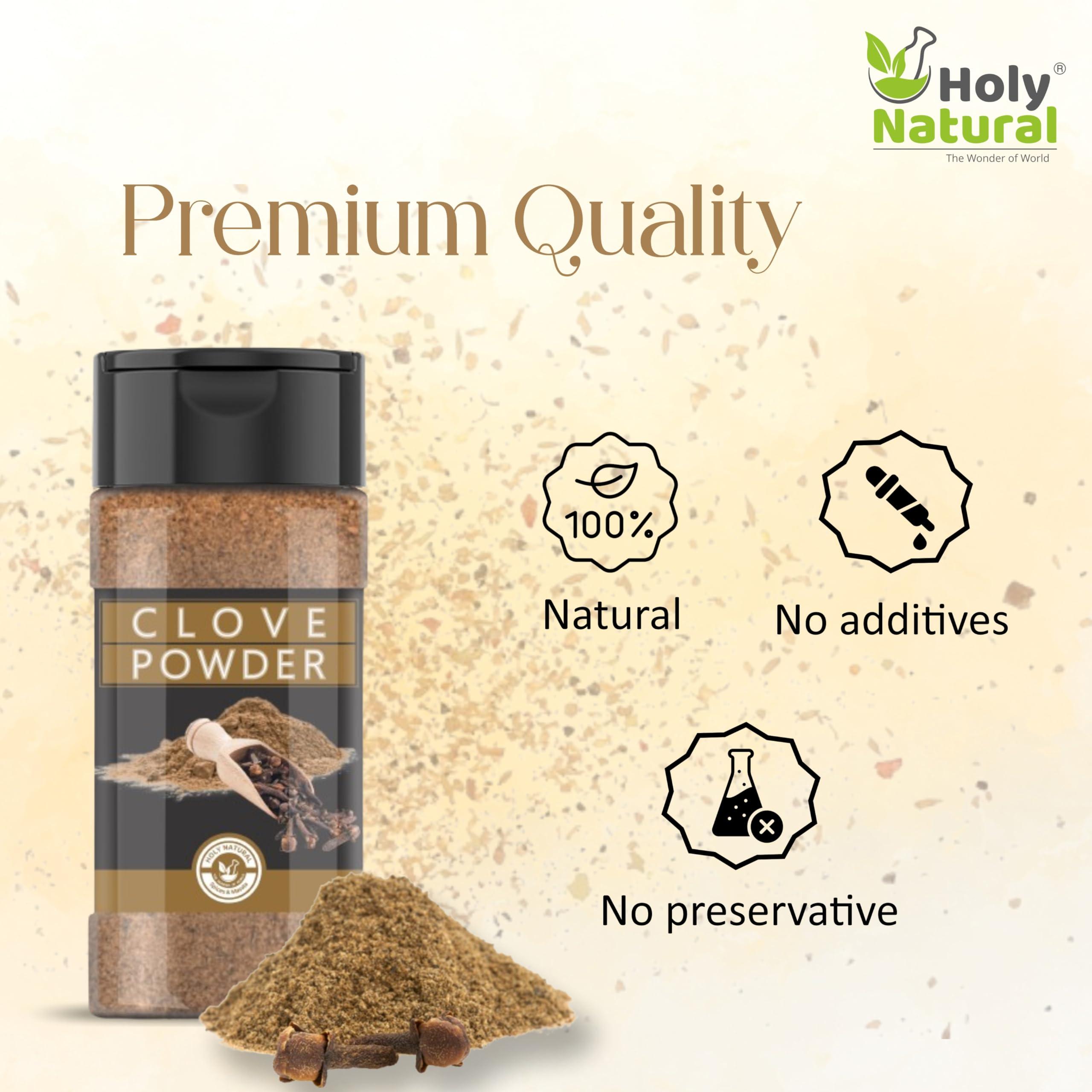 Holy Natural - The Wonder of World 100% Pure and Natural Clove Powder - 100 GM