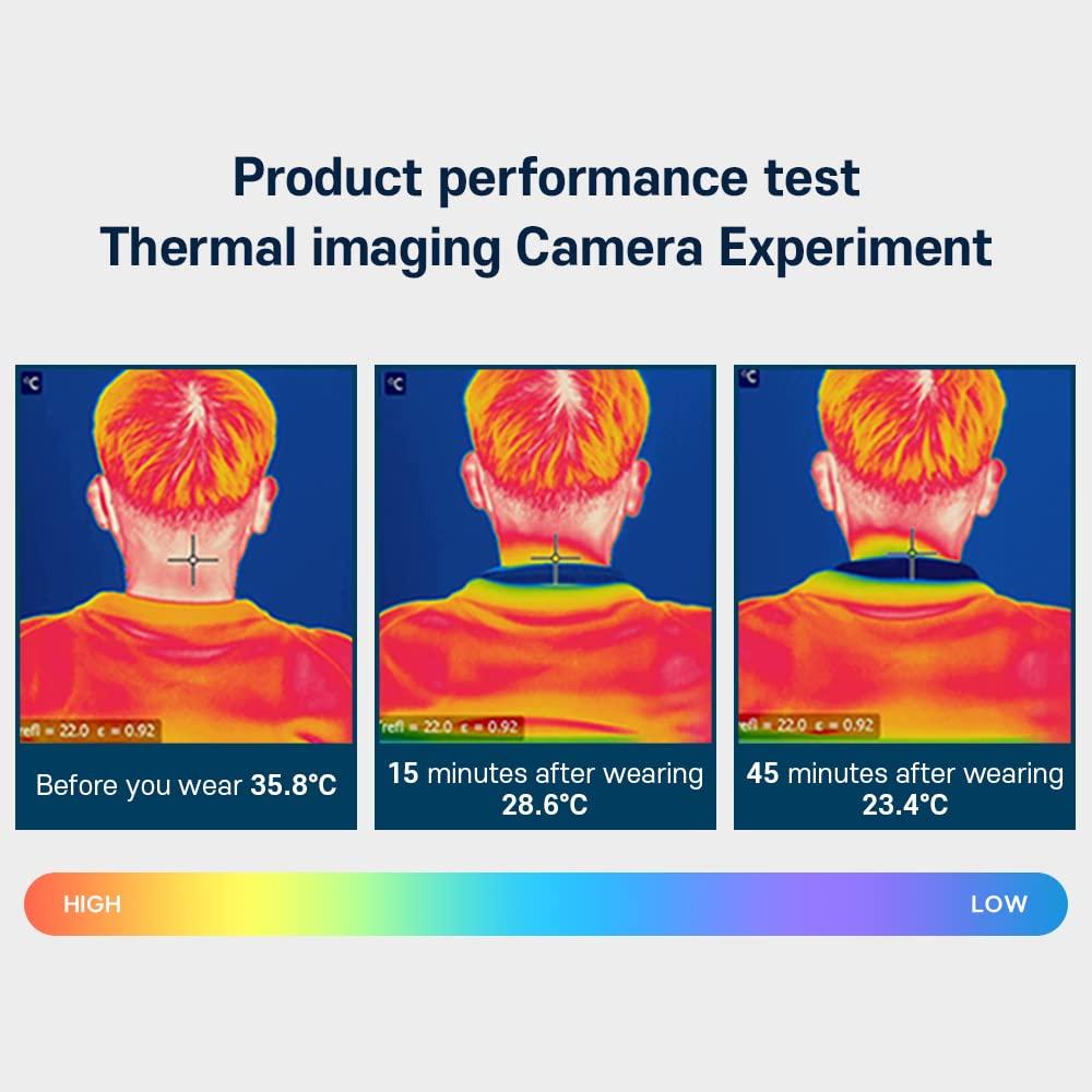 mpac+ mpac+ Neck Cooler | Cooling Neck Wraps, Neck Cooling Tube, Wearable, Personal Air Conditioner for Summer, Hot Weather, Freeze Below 64F, Cold Ice Pack Gel for Outdoor Workers, Sports (Basic(White))