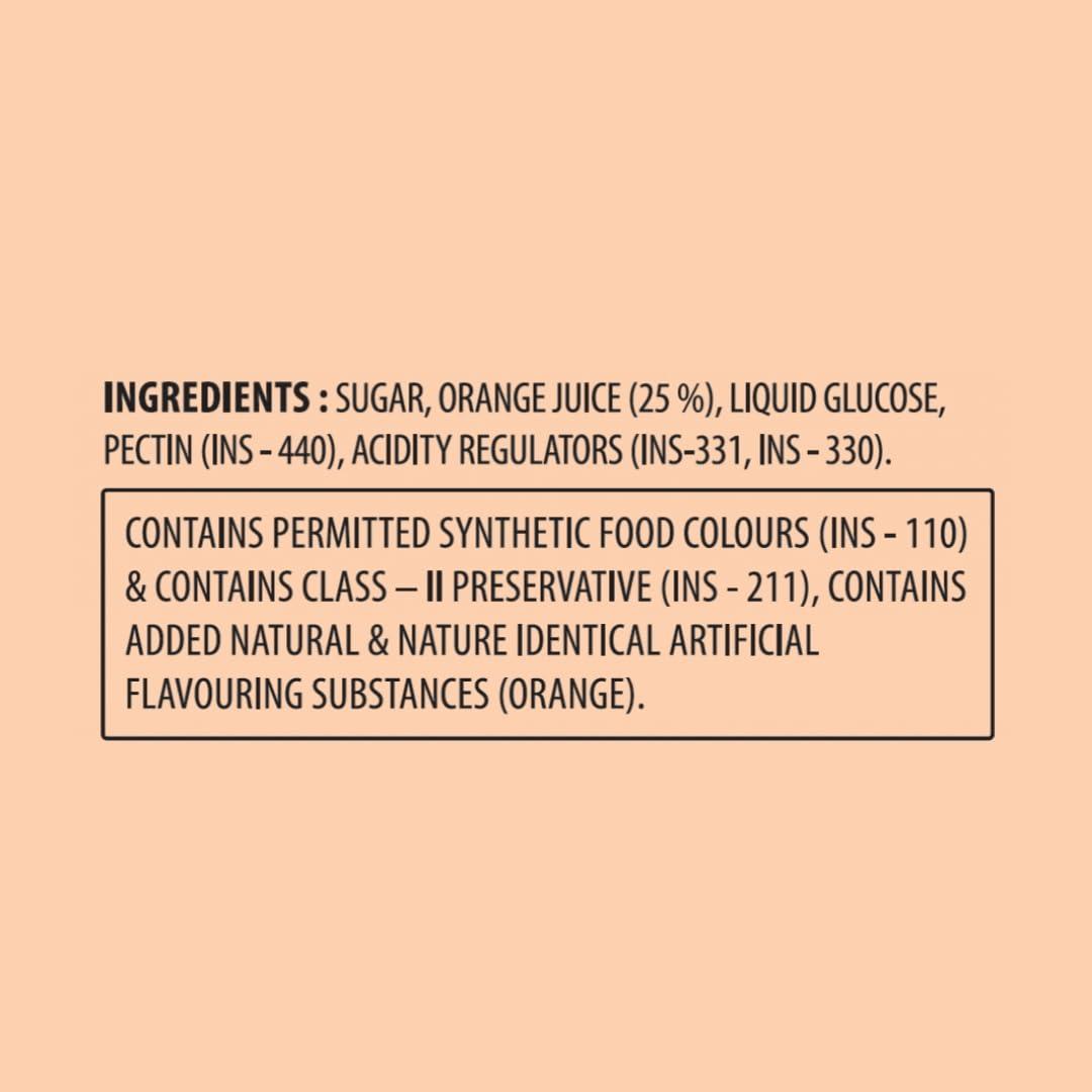 Tapi Tapi Orange Fruit Katli |Pack of 2| 250gms/pack |