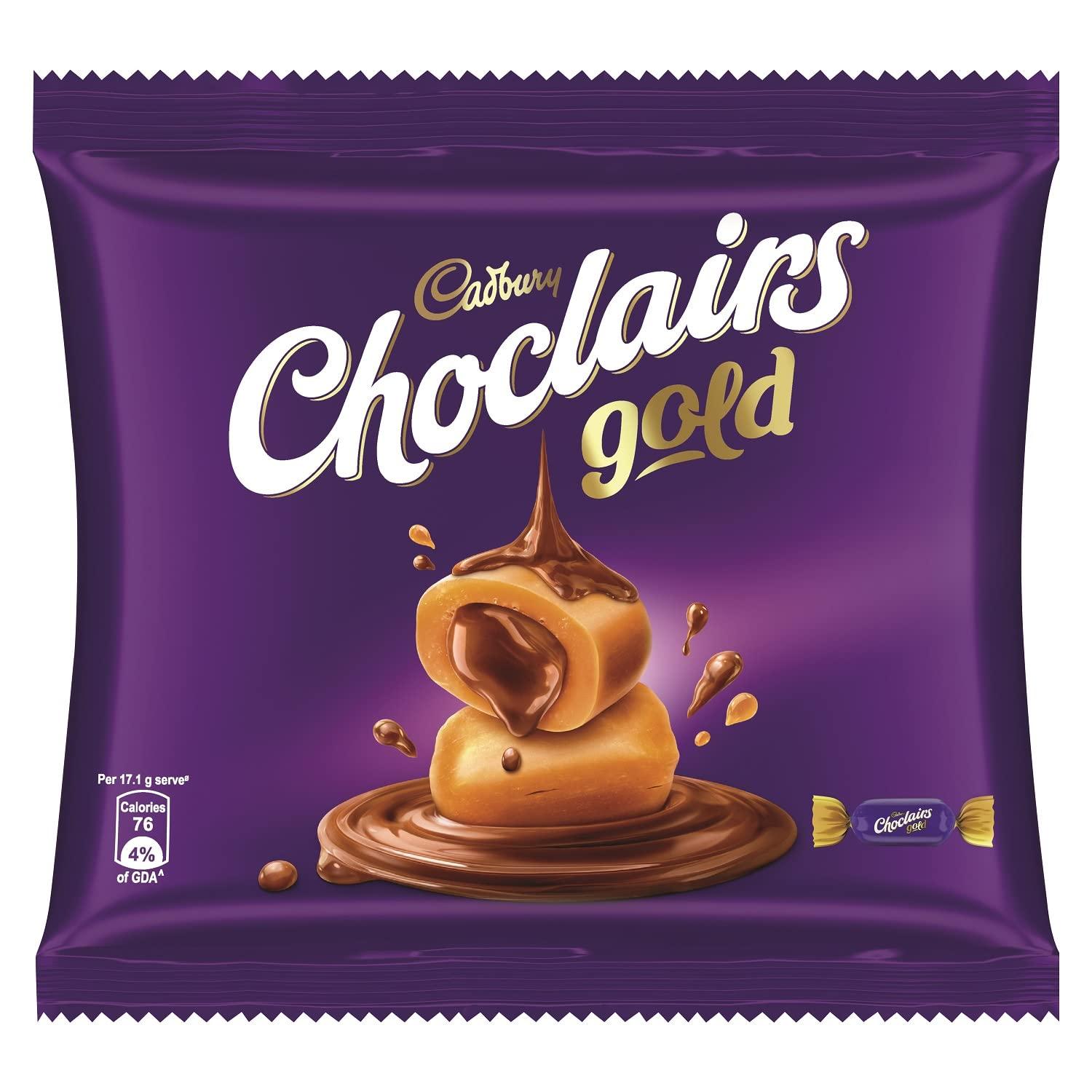 Cadbury Cadbury Choclairs Gold Candy (25 units * 5.7g each), 142.5g