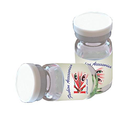 Krush Eyes Krush Eyes Crazy Look Red Monster Halloween Eyes Coloured Contact Lenses with Lens Case