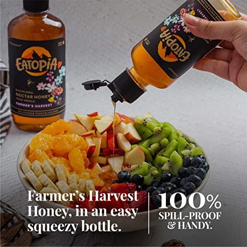 Eatopia Eatopia’s 100% Pure & Natural Honey in an Easy To Use Squeezy Pack (500 Grams)