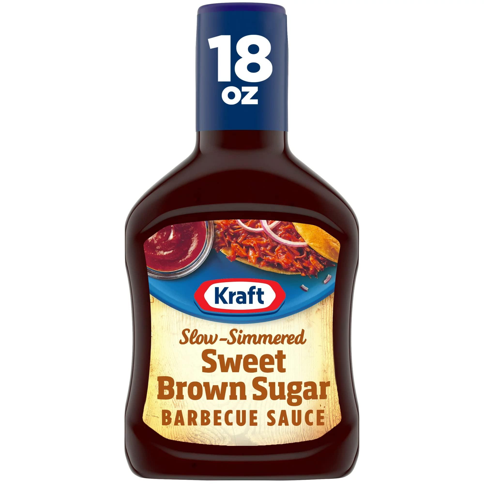 Kraft Kraft Sweet Brown Sugar Slow Simmered Barbecue Sauce, 510 g