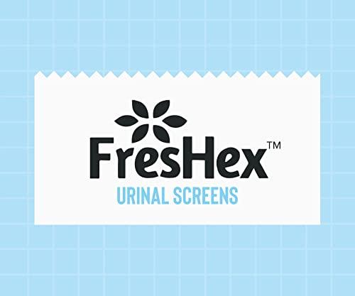 FresHex FresHex Fragrant Urinal Screen Hexapack with 3 Pieces of Arabic Oudh and 3 pieces of Ocean Breeze