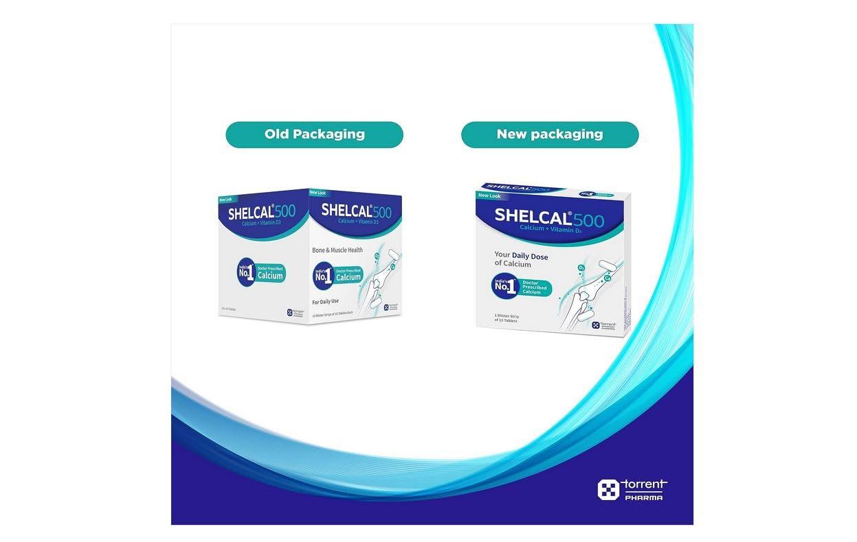 Shelcal Shelcal-500 - Strip of 15 Tablets