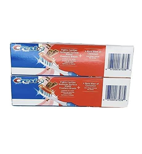 Crest Crest Plus Complete + Whitening Cinnamon Rush Expressions 5.4 oz 2 Boxes