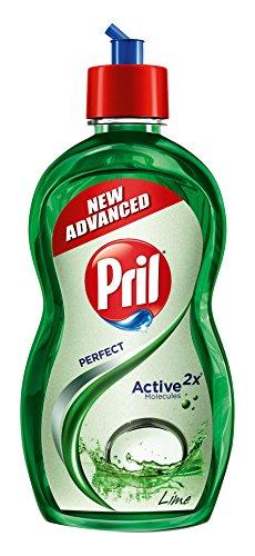Pril Pril Dish Washing Liquid - 225 ml (Green) with Free Pril Bar 45g