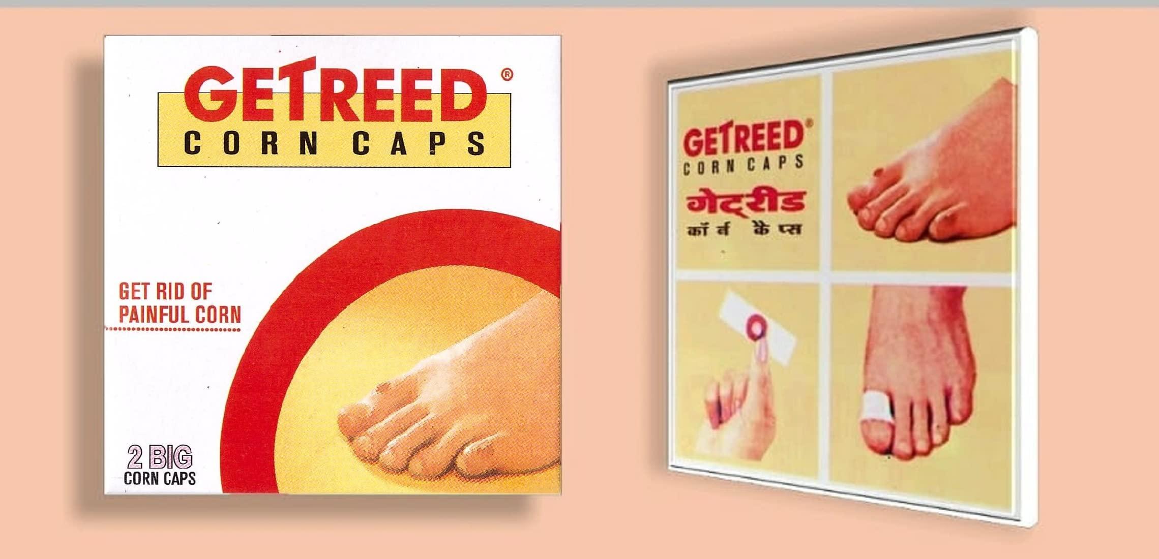 Valentine Remedies Valentine Remedies Getreed Corn Caps Big Size (2 Caps) - Pack of 10