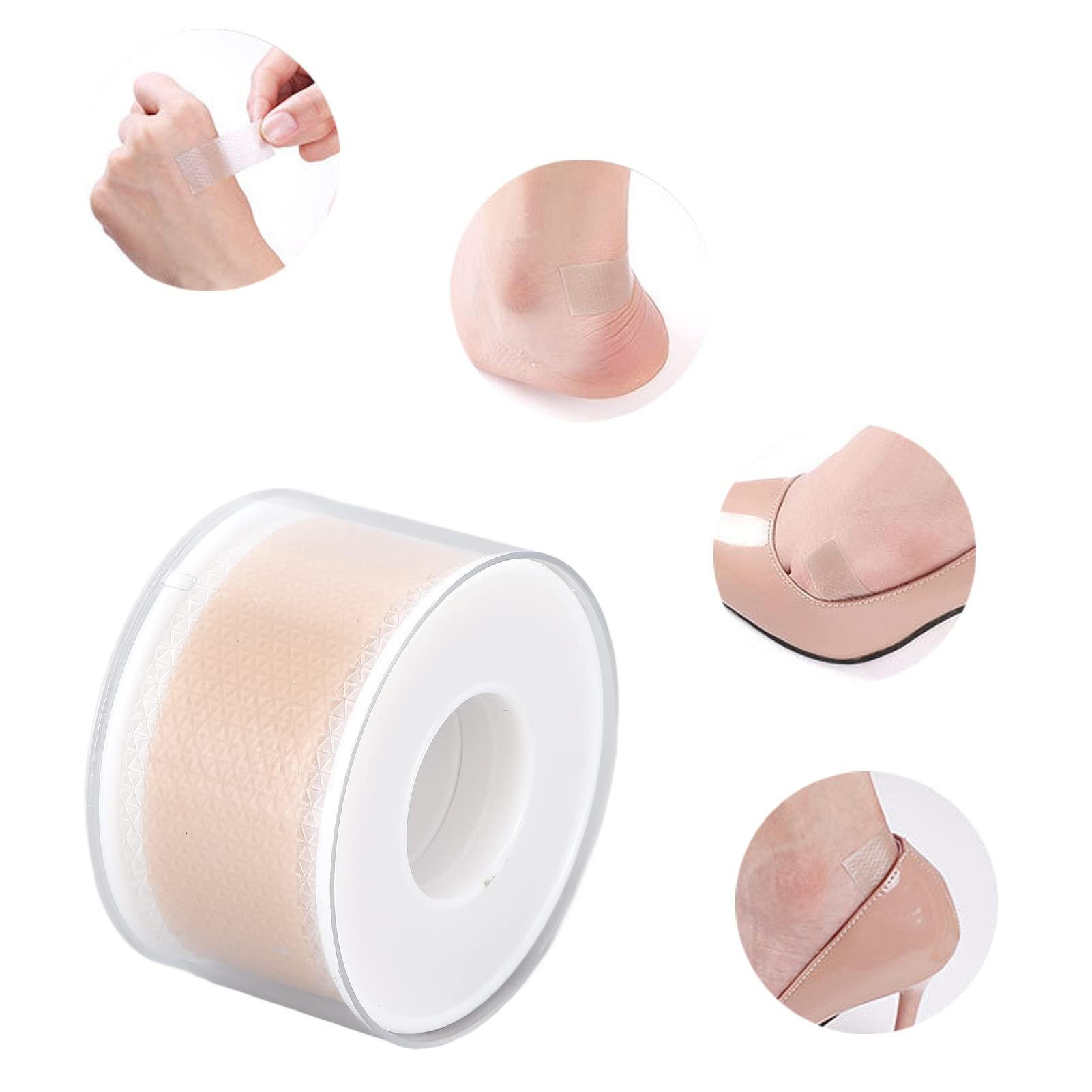01 02 015 Foot Blister Bandages, Relieve Pain Waterproof 78.7in Silicone Gel Foot Heel Bandages for High Heels