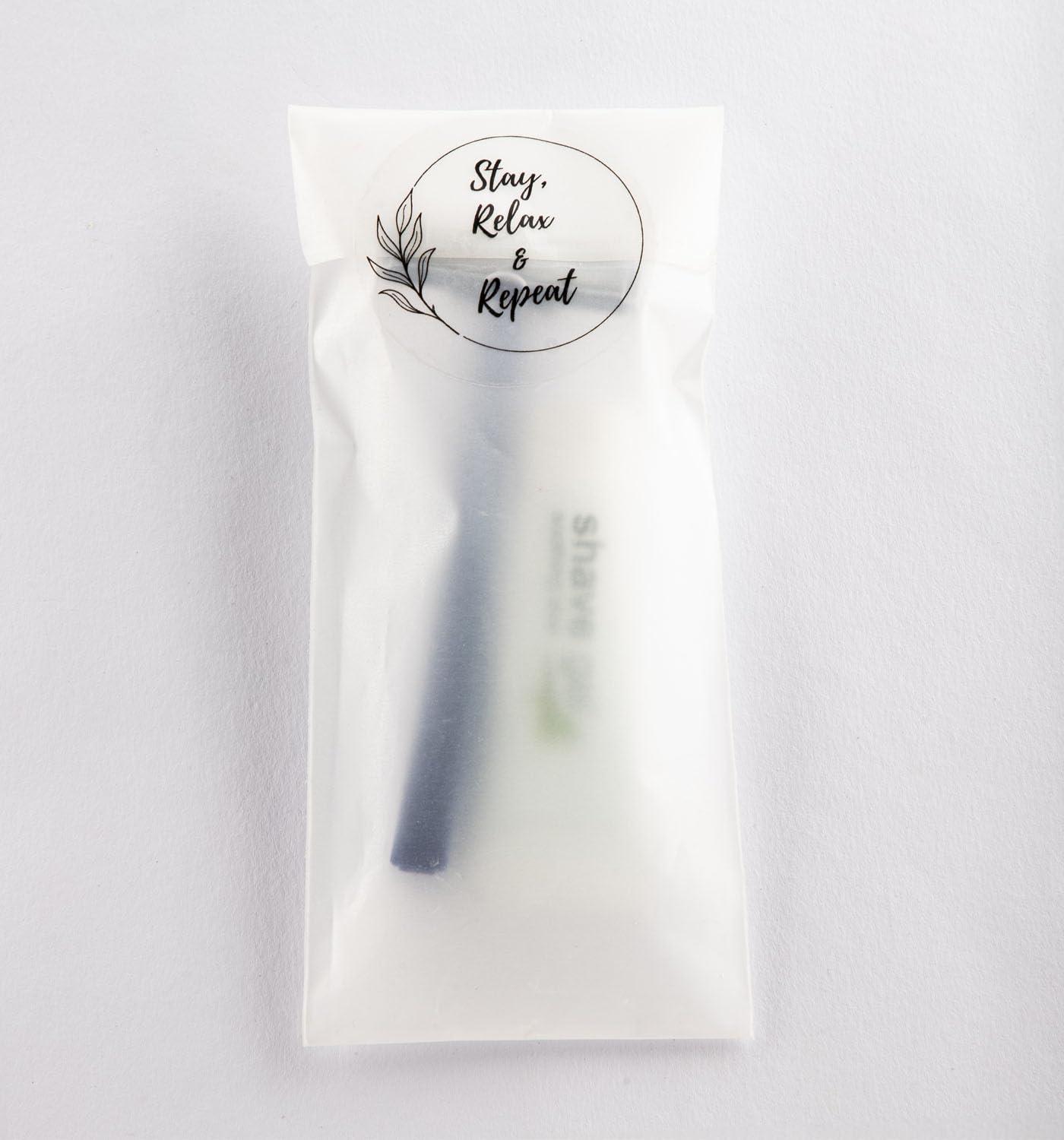 Clayherbs Clayherbs Shave Kit in Bulk, Smooth Shave Disposable Razor and Cream(8g), Individually Wrapped Toiletries Amenities for Hotel Travel Shaving Set Travel Size Toiletries Camping and Travel (25 Sets)