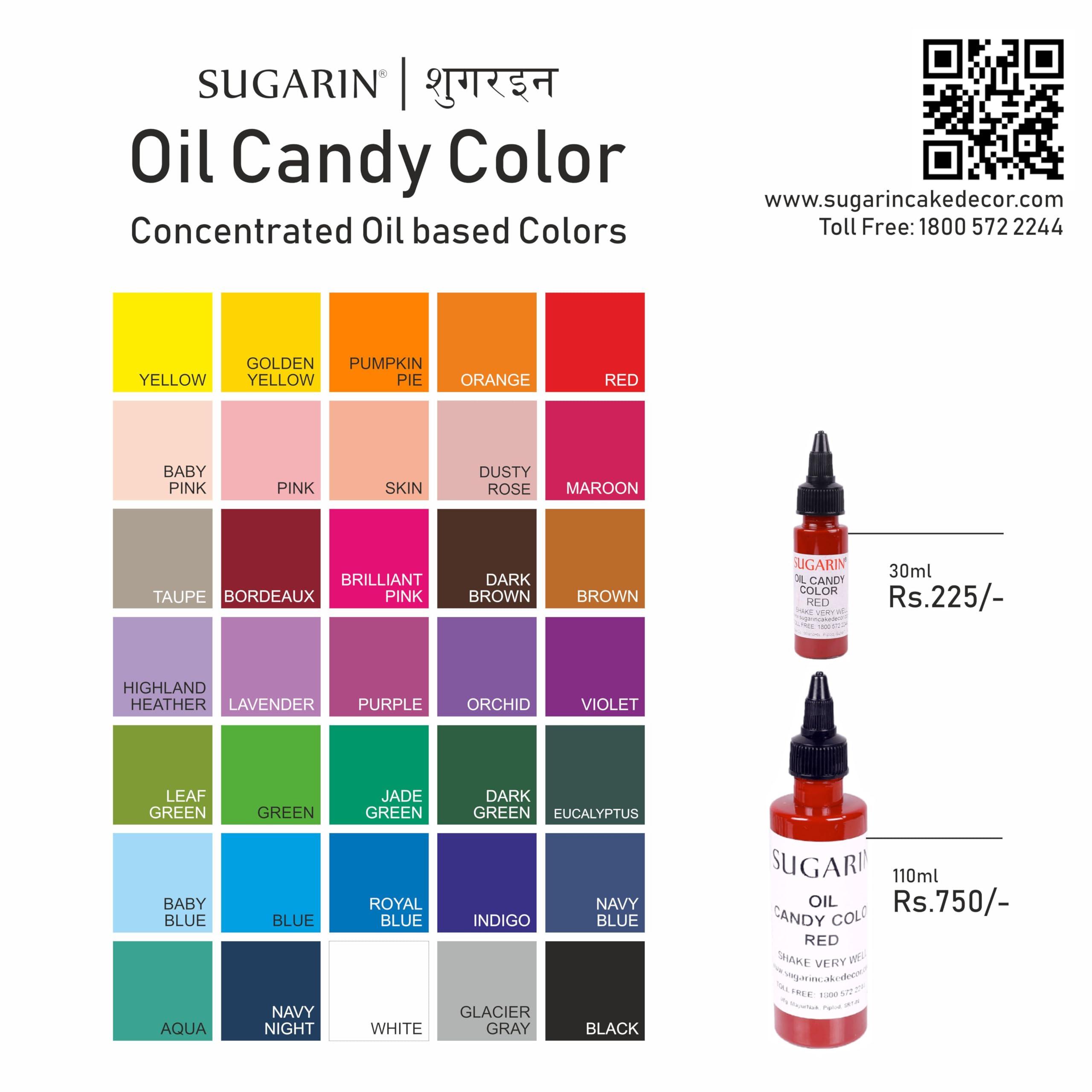 SUGARIN SUGARIN Oil Candy Color | for White Chocolate & Oil Based Products | Green | 30ml