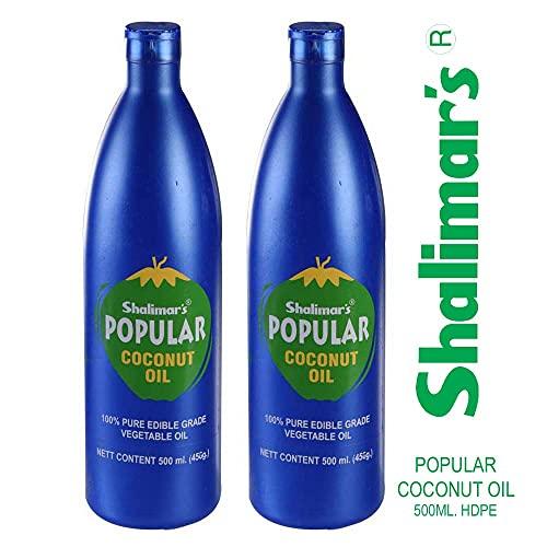 SHALIMARS SHALIMARS Popular Coconut Oil 500ml pack of 2