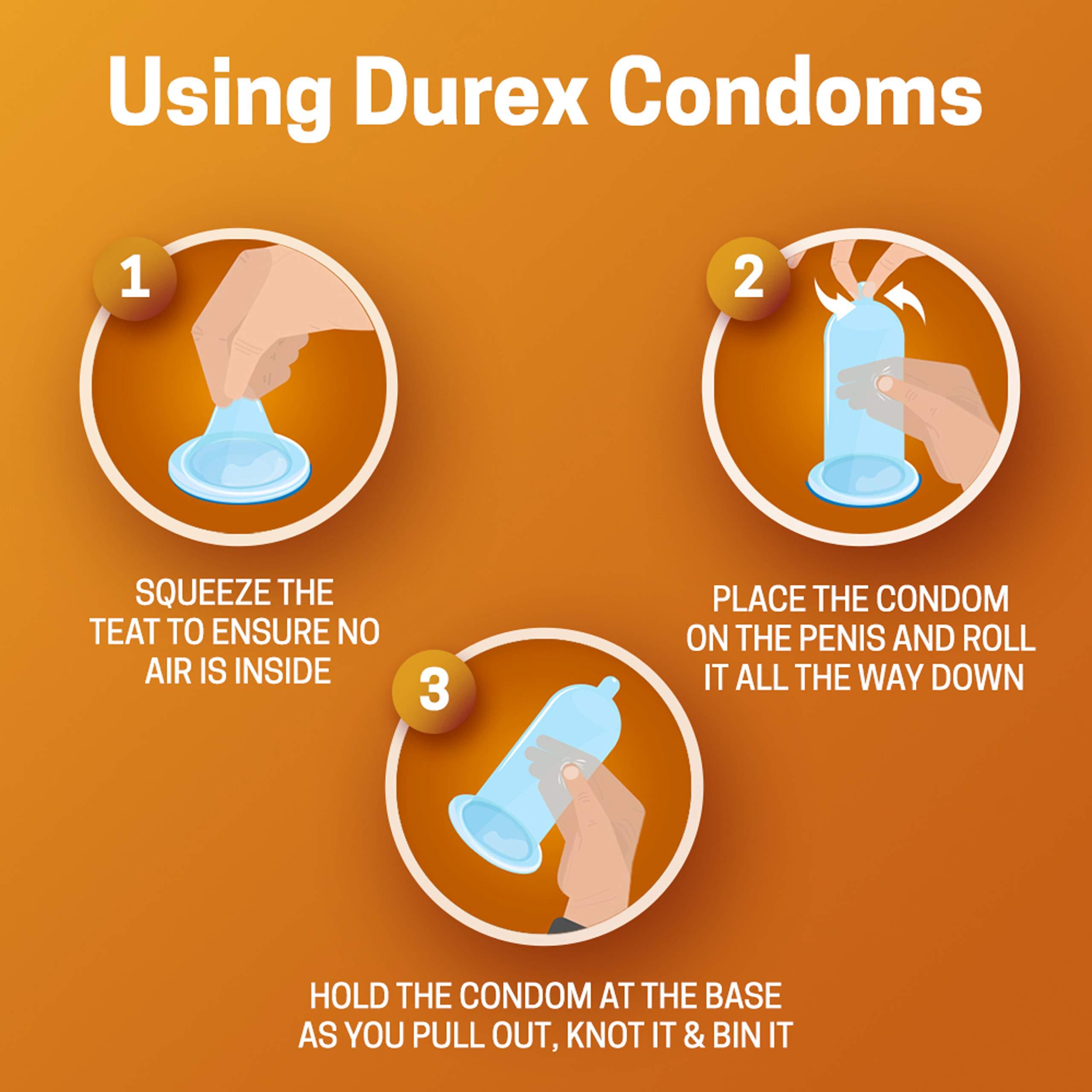 Durex Durex Intense Sensation Extra Large Dots Ultra Fine Lubricated Latex Condoms, 3 Count