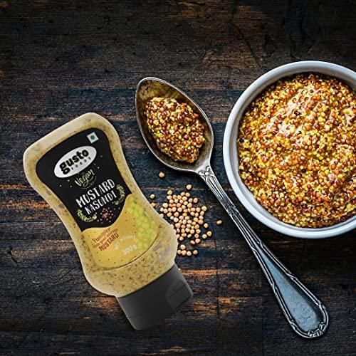 Gusto Foods Gusto Foods Mustard Kasundi Sauce 300g | Authentic Pungent Mustard Sauce | Traditional Bengali Mustard Sauce