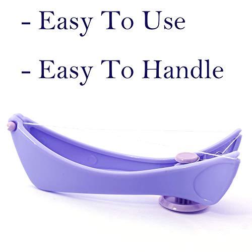 N Series N Series Slique Eyebrow Face and Body Hair Threading and Hair Removal System Machine Kit Spring Tool Tweezers Epilators Slidne Face And Body Hair Threading System For Women Multipurpose Use