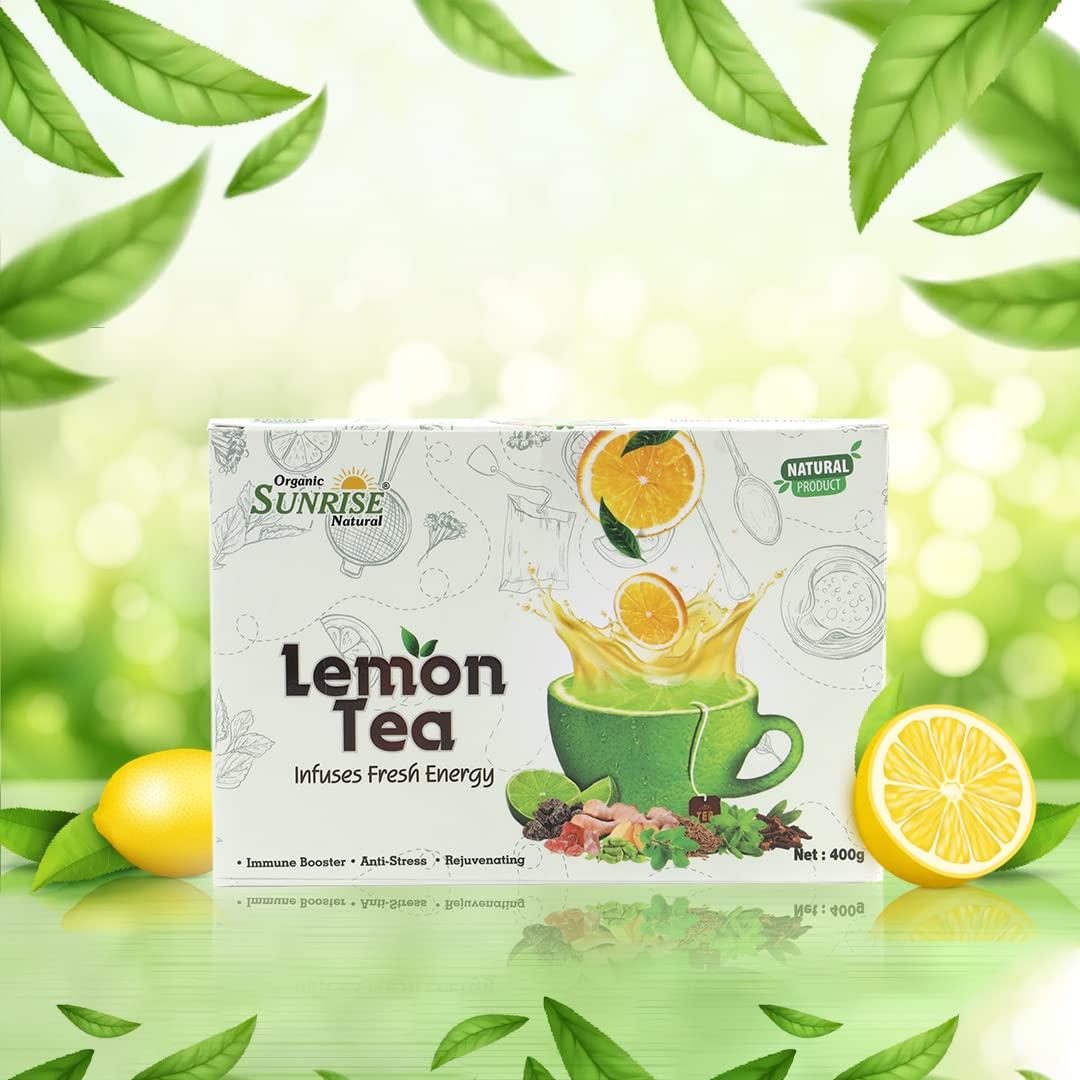 SUNRISE AGRILAND DEVELOPMENT RESEARCH PVT.LTD SUNRISE Natural Lemon Tea - 400 GM