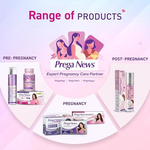 Ova News Ova News - Ovulation Detection Kit from Prega News | Identifies 5 Most Fertile Days to Conceive in 5 Mins (Pack of 2)