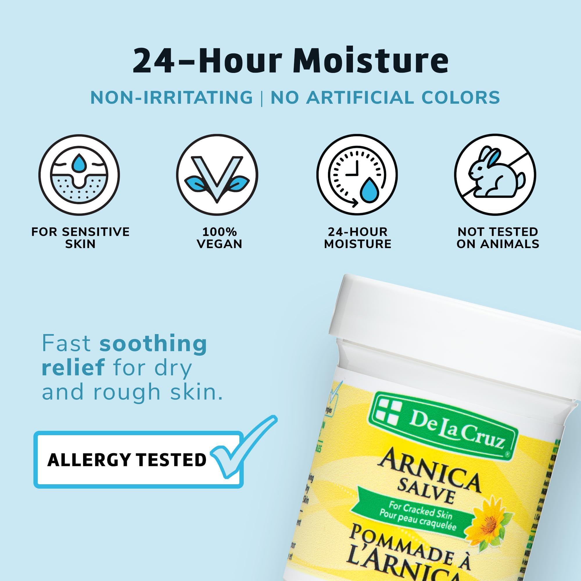 De La Cruz SUPER MUSCLE PAIN RELIEF ARNICA SALVE - POMADA DE ARNICA DOLOR MUSCULAR