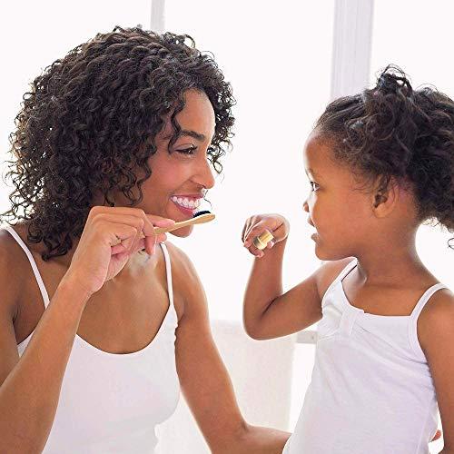 Goaycer Goaycer Bamboo Toothbrush Medium Bristle , 10Pcs Biodegradable Bulk Wooden Toothbrushes