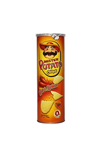 Mister Potato Mister Potato Crisps Potato Chips, Hot & Spicy - (160g)