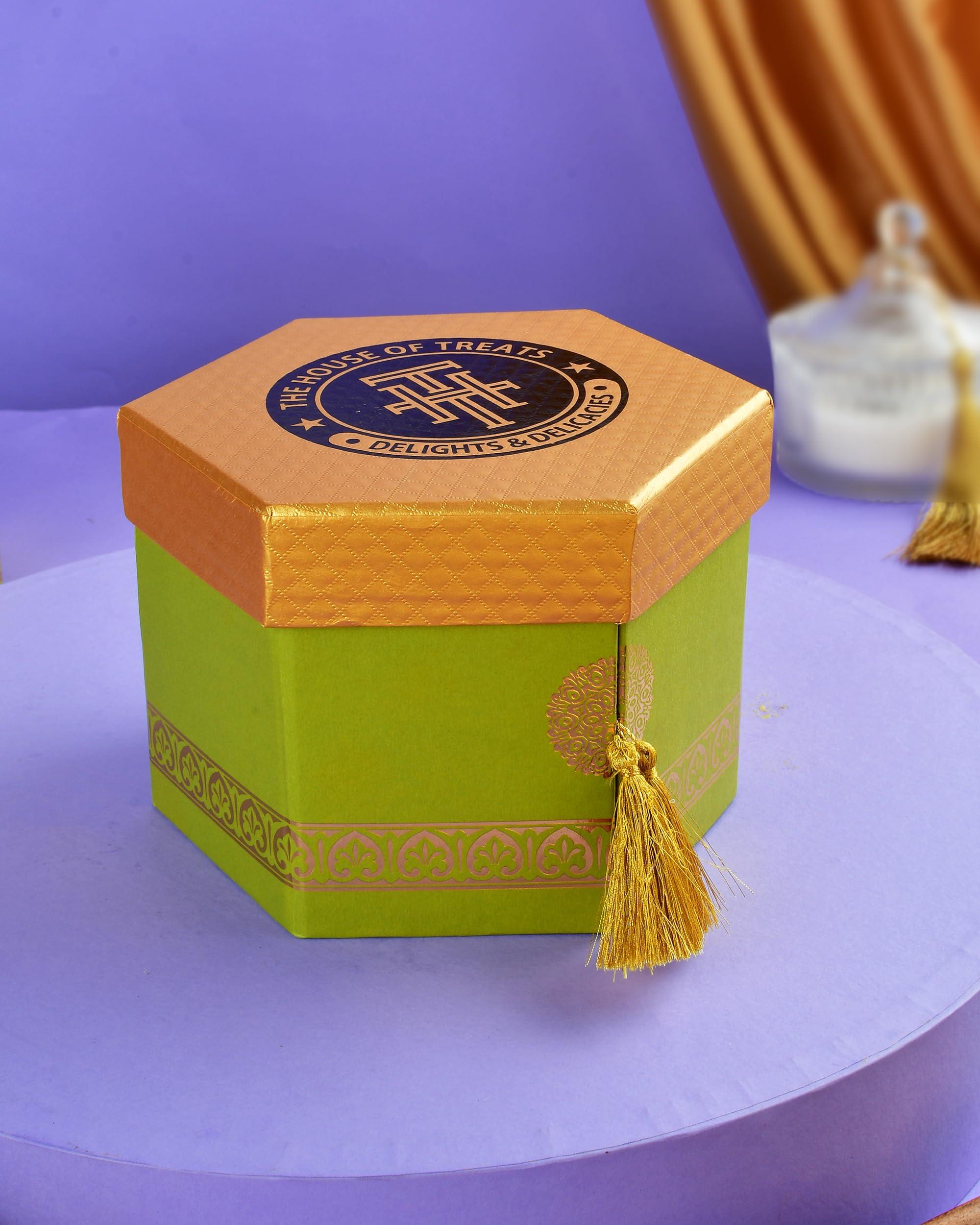 Hamam Dasta Bhai Bhabhi Rakhi Set Rakhi Gift For Brother And Bhabhi Bhaiya Bhabhi Rakhi Set Lumba Rakhi For Bhabhi Rakhi With Sweets Gift Box Barel Candy Dates Box Pearls & Greens Bhaiya Bhabhi Rakhi