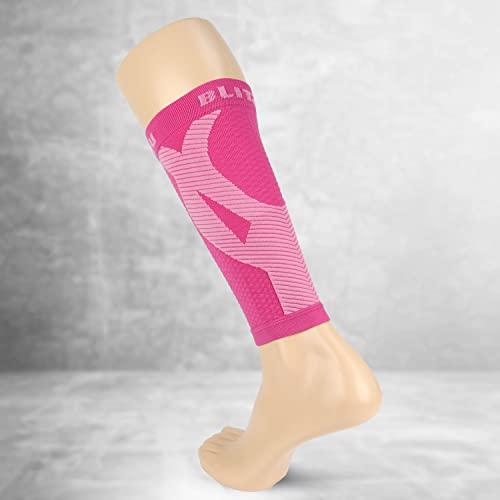 BLITZU BLITZU Calf Compression Sleeve Leg Performance Support Shin Splint & Calf Pain Relief. Men Women Runners Guards Sleeves Running. Improves Circulation Recovery