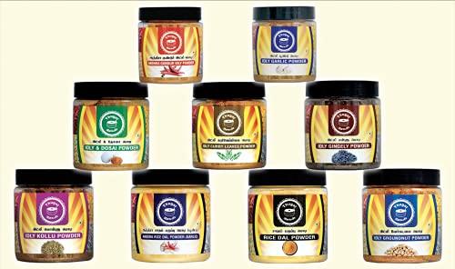 Thugal Thugal Andhra Rice Dal Powder (Garlic)/ Gun Powder/ Traditional Preparation/ 200gms/ Spice: Medium; Texture: Fine Grind/ Pet Jar