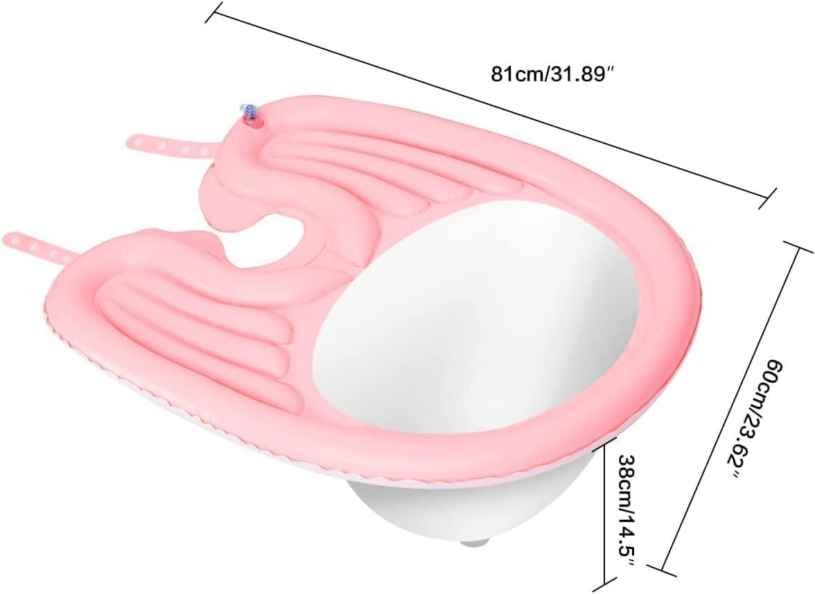 Kixre Kixre Inflatable Shampoo Basin, Portable Hair Washing Tray for Bedside and in Bed, Lightweight Shampoo Basin for Elderly, Disabled, Pregnant, Injured, Bedridden, Handicap