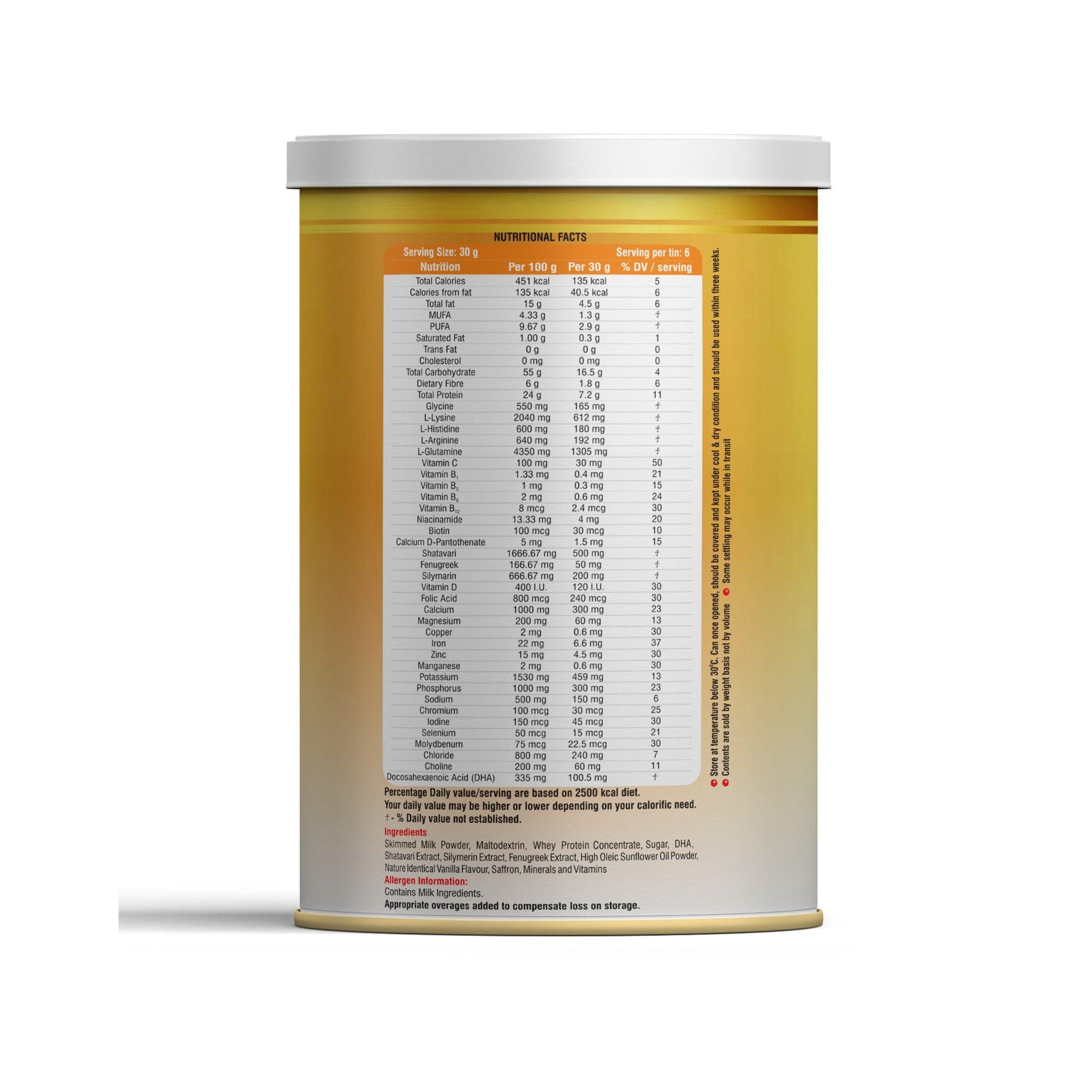 BRITISH LIFE SCIENCES PVT LTD ; Nutrition For A He BRITISH LIFE SCIENCES - Nutrition For A Healthy Beginning Natocare - Lactation Supplement Powder For Breastfeeding Mothers - Shatavari & Fenugreek Extract To Increase Milk Supply, 200G (Vanilla)