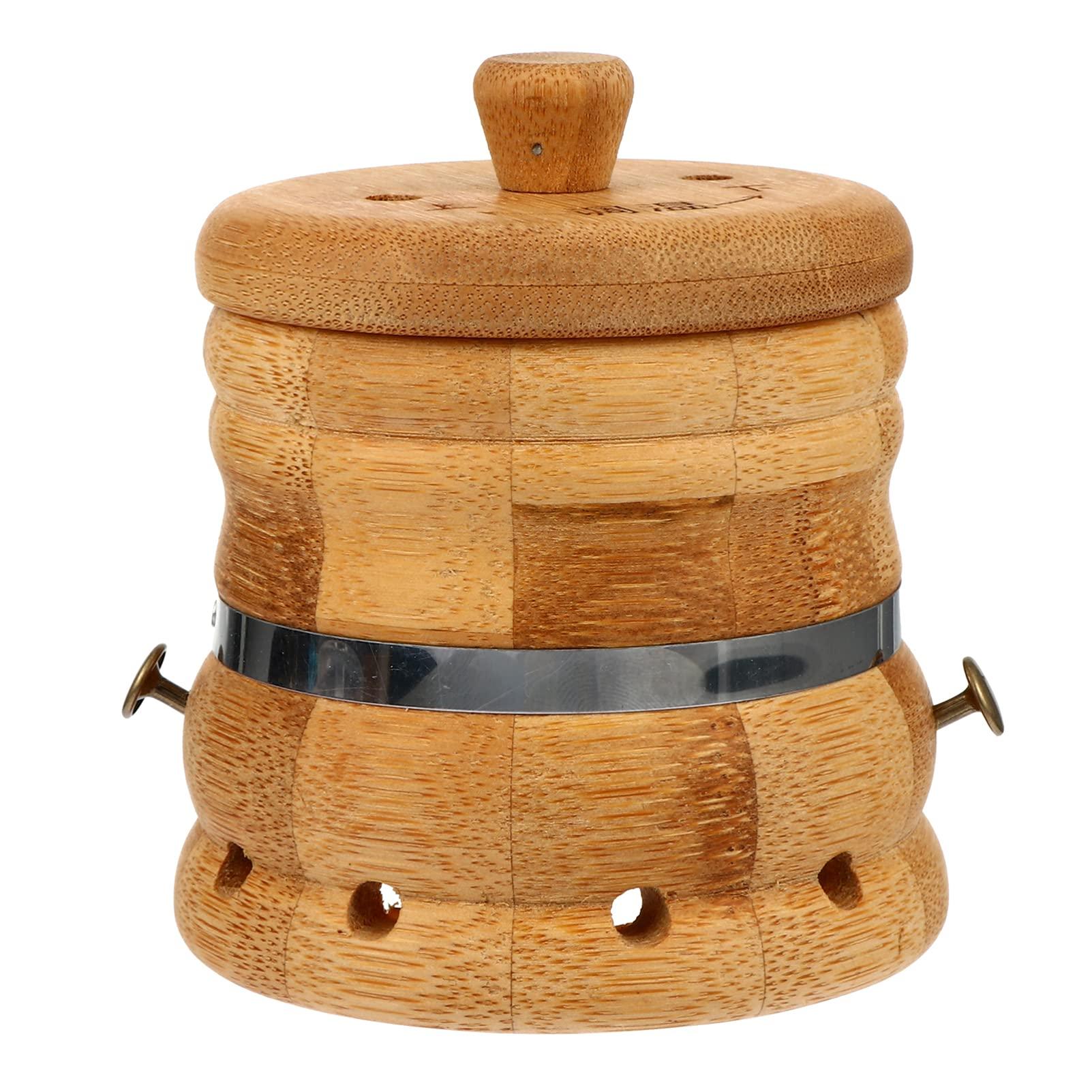 Artibetter ARTIBETTER Bamboo Moxibustion Box Moxa Burner Moxibustion Pot Healing Box Moxibustion Can Body Massager Moxibustion Instrument Menstrual Cramps Pain Relief