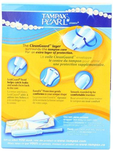 Tampax Tampax Pearl Plastic Fresh Scent Tampons, Super Plus Absorbency, 18 Count