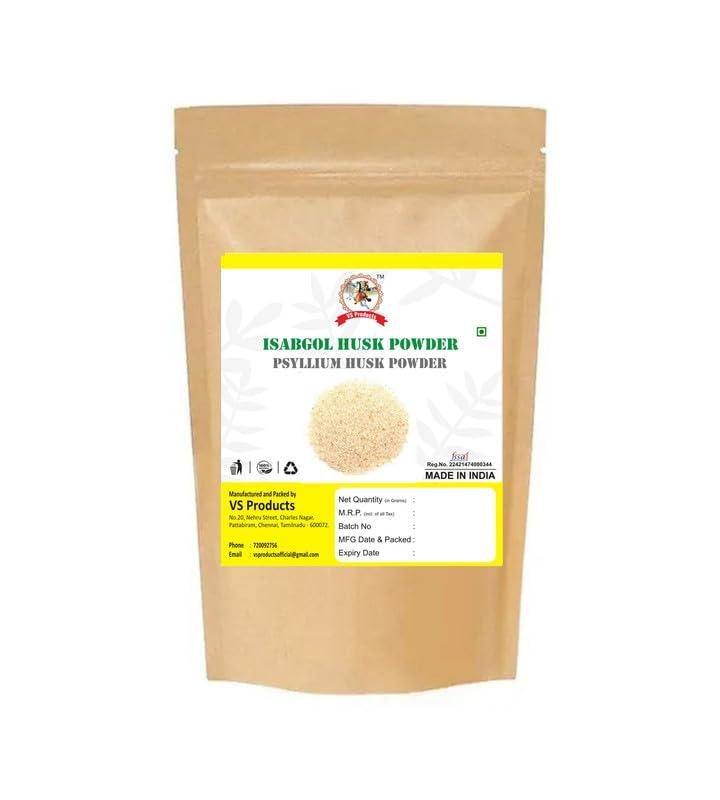 VS Products VS Products Isabgol Husk Powder,100g, Psyllium Husk Powder, Effectively Relieves Constipation, Fibre Supplement For Digestion,(Pack of 1 X 100gm)
