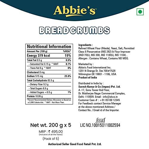 Abbie's Abbie's Panko Breadcrumbs 1000 g (200 g X 5 Units)