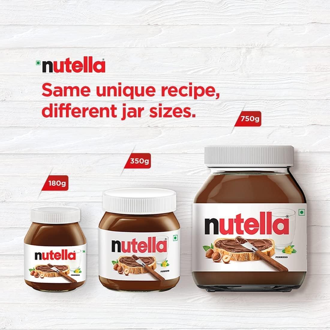 Nutella Nutella Hazelnut Spread with Cocoa Jar, Pack of 2 (180gm each)