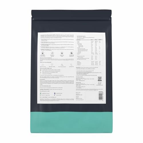 Nutrabay Nutrabay Pure Whey Protein Isolate Powder - 1kg, Unflavored | 26.5g Protein, 6.2g BCAA | NABL Lab Tested | Muscle Growth & Recovery | 100% Raw Whey Isolate | For Men & Women