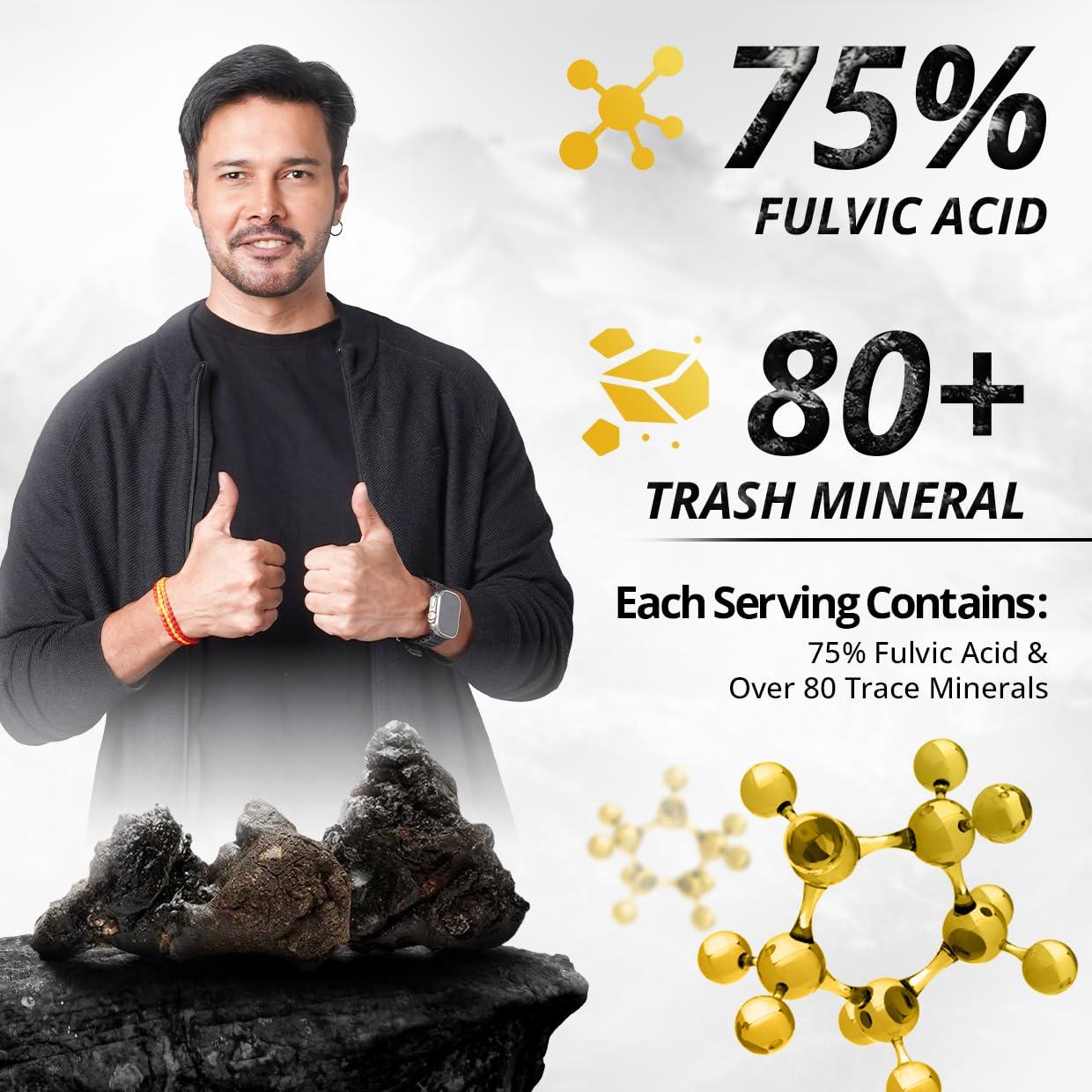 Sultan Night Sultan Night Himalayan Shilajit/Shilajeet Resin Helps Improve Strength | Immunity | Metabolism | Stamina | Energy and Help Boost Energy Levels Naturally (20g)