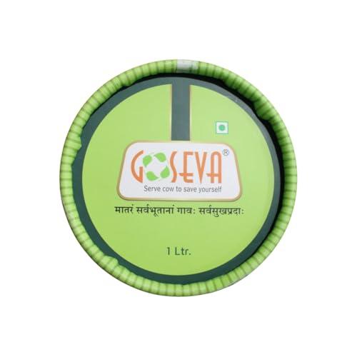 GOSEVA GOSEVA Pure Gir Cow A2 Ghee (1 Litre)|Made With Traditional Bilona Method|Indigenious Gir Cow Ghee|Gir Blood Line Cattle Since 1660 Ad|Naturally Crafted Hand Made Gir Cow Ghee