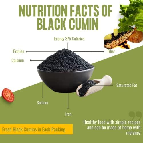 Melanoz Melanoz Fresh Black Cumin | Kalonji Nigella Seeds, 250 g