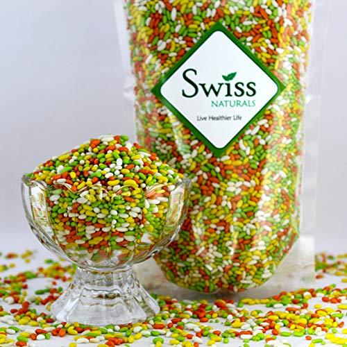 Swiss Naturals Swiss Naturals Sugar Coated Fennel Seeds | Sugar Coated Saunf | Colourful Fennel Candy | Tini Mini Mukhwas 900g