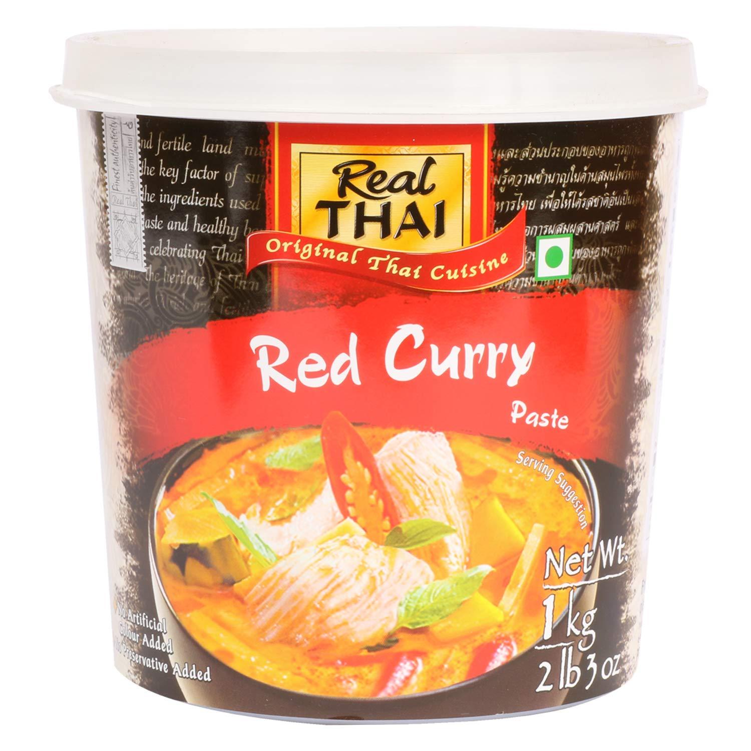 Real THAI Original Thai Cuisine Real THAI Original Thai Cuisine Red Curry Paste, 35.27 oz  1 Kg