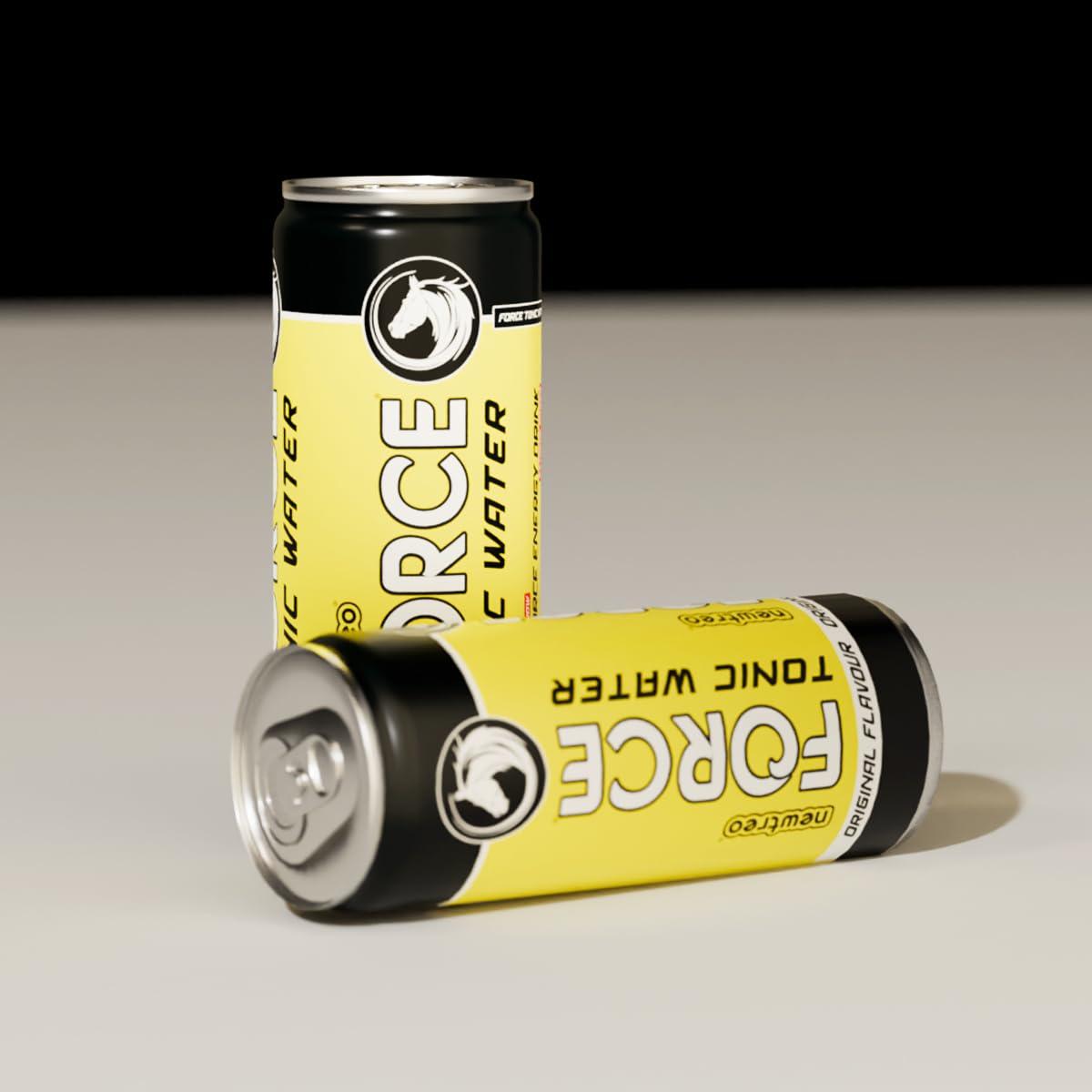 Newtreo Newtreo Tonic Water | Strong Quinine | Indian Tonic | Original Flavour | Pack of 6 x 250ml cans | 100% Recyclable cans