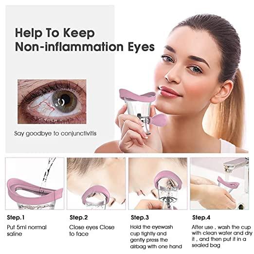 Dhadh Dhadh Silicone Eyewasher Lightweight Squeeze Eye Cleaning Eye Washer (1)