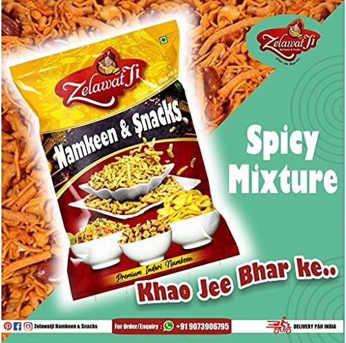 Zelawatji Zelawatji Famous Indori Crispy and Spicy Namkeen Spicy Mix- 250 GM x 2