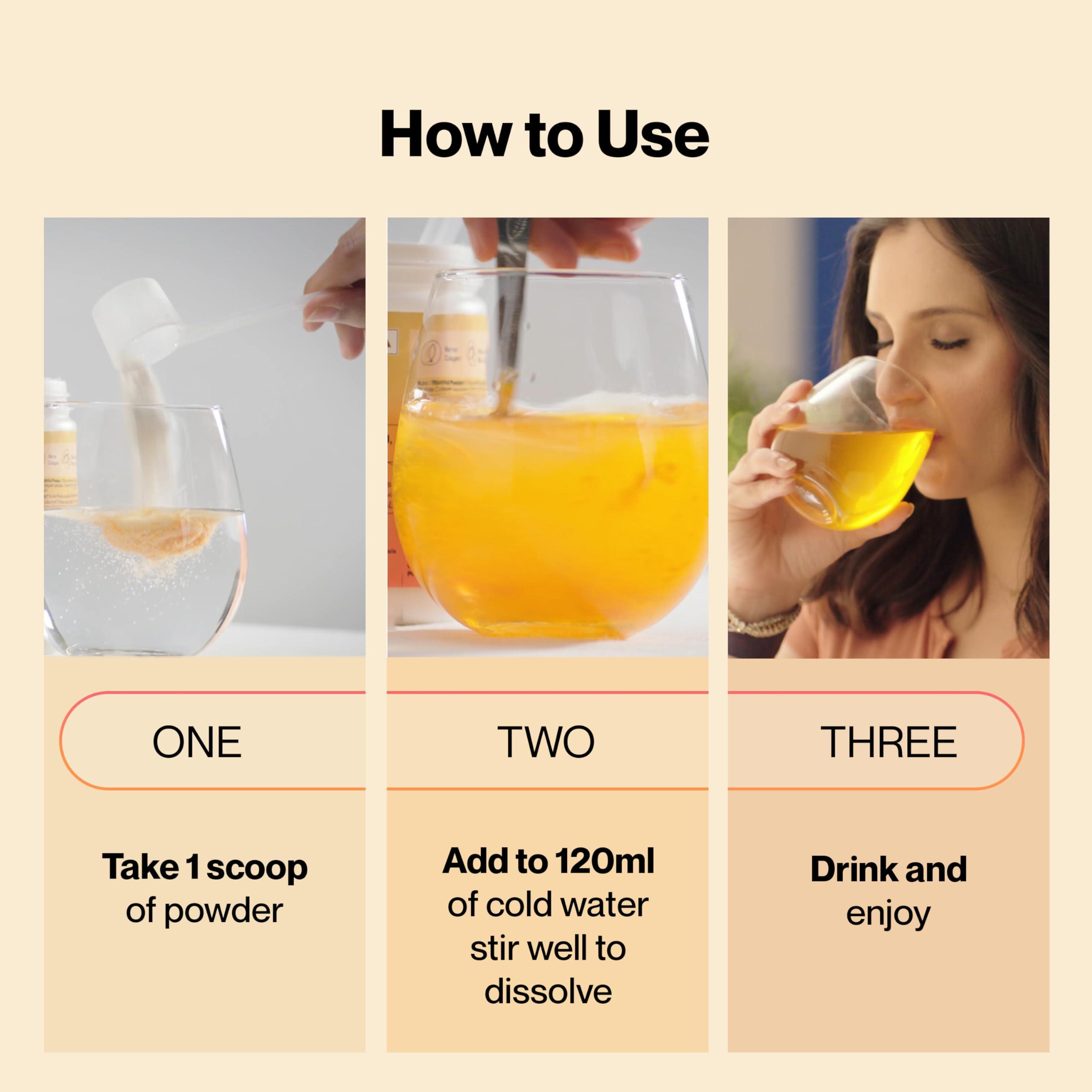 SETU Setu Skin: Youthful Marine Collagen Powder (15 Sachets) | Collagen Supplements for Women & Men | Hydrolyzed Type 1 & 3 Collagen for Healthy Skin, Hair & Nails | Peach Mango Flavor