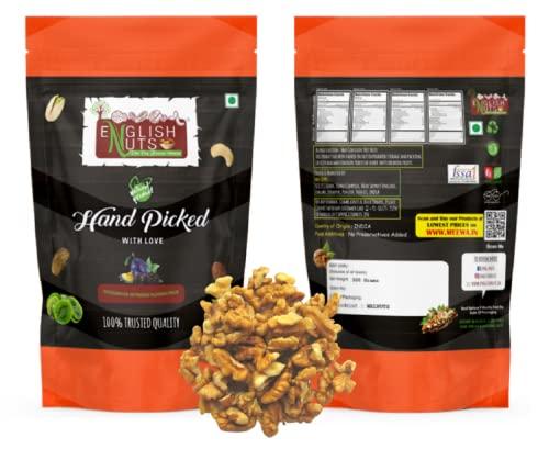 ENGLISH NUTS ENGLISH NUTS Brown Walnuts AKHROT Giri Kernels 1 KG (Pack of 4 x 250 Grams), Dry Fruits
